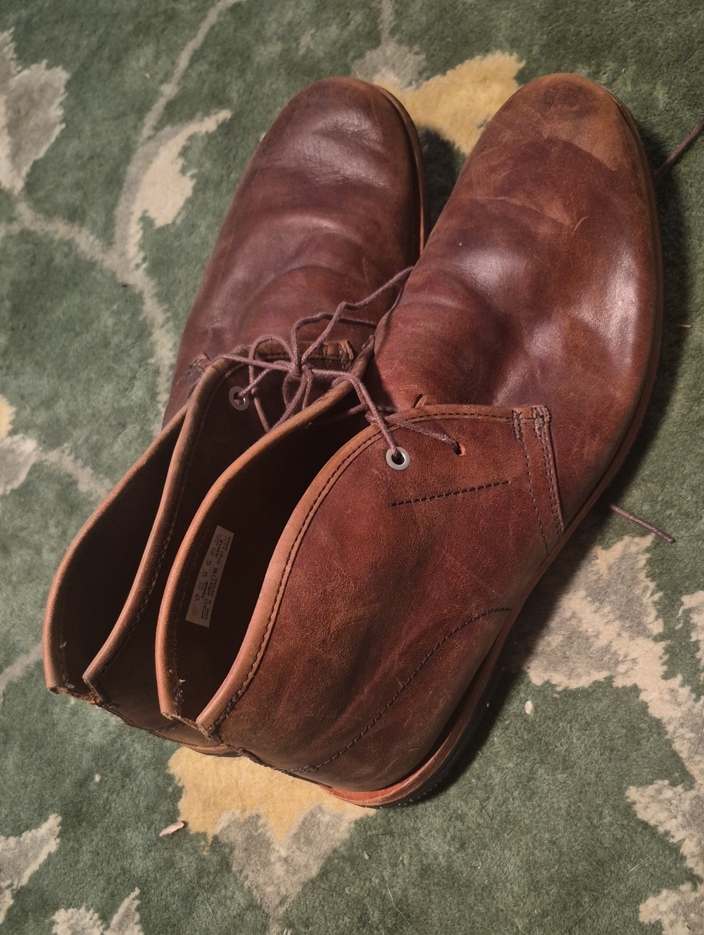 Timberland Brown Leather Chukka Boots - Lace-Up